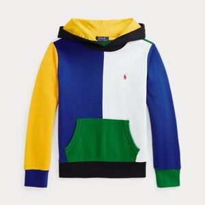 NWOT Boys Ralph Lauren Color-Blocked Fleece Hoodie size 6
